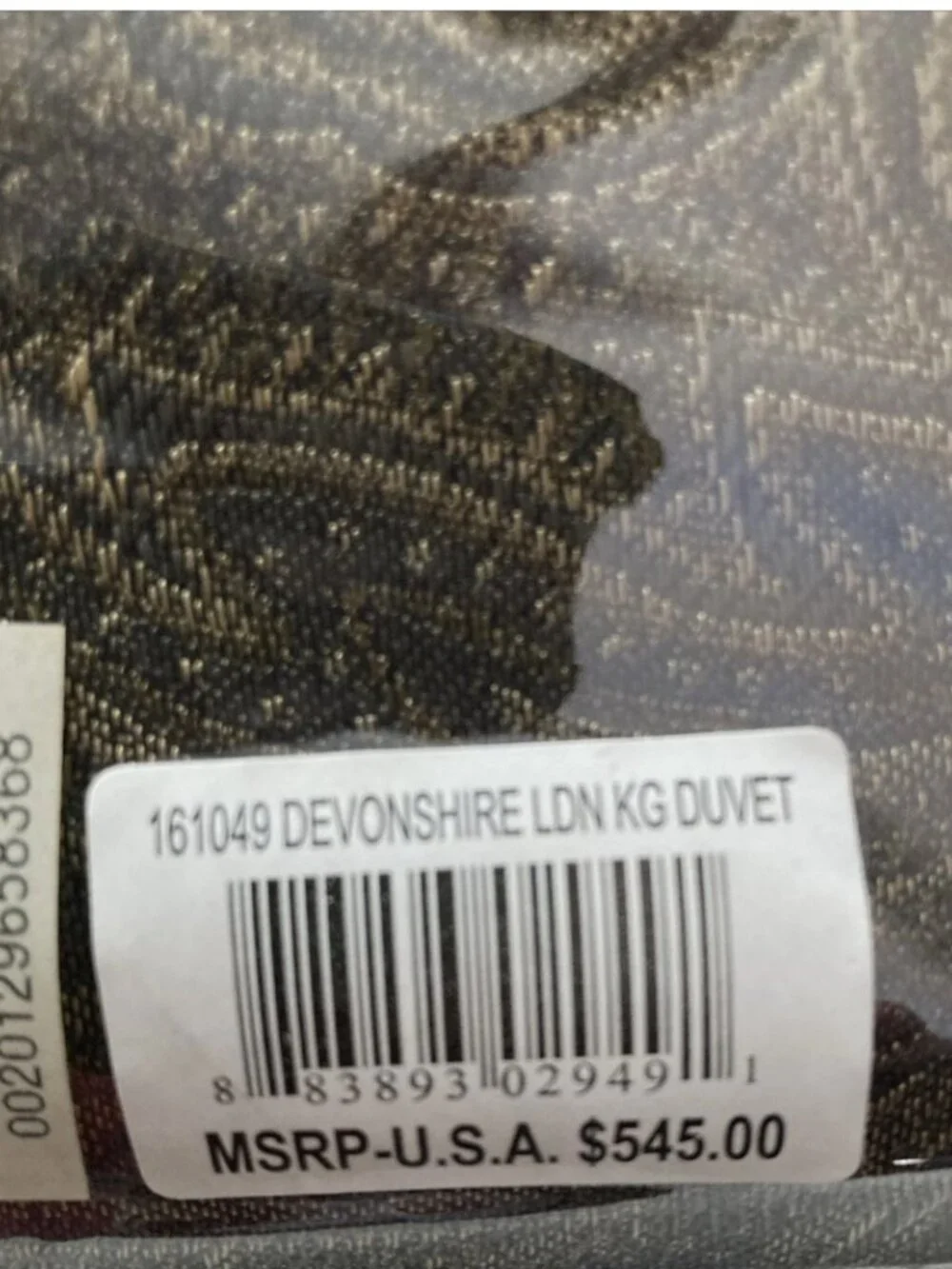 Michael Kors Devonshire Loden King Duvet Cover New Brown Gold Paisley $545